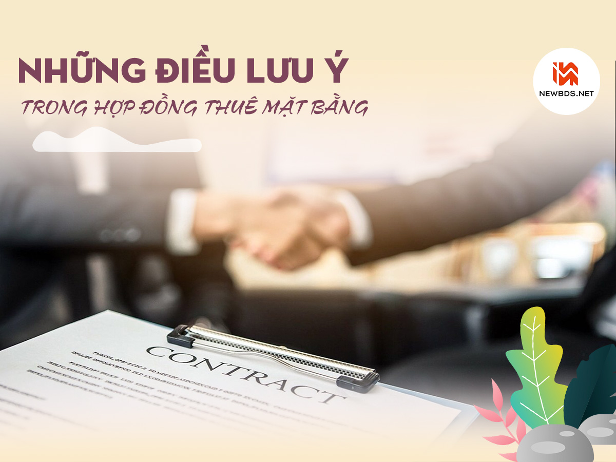 Những điều lưu ý trong hợp đồng thuê mặt bằng kinh doanh