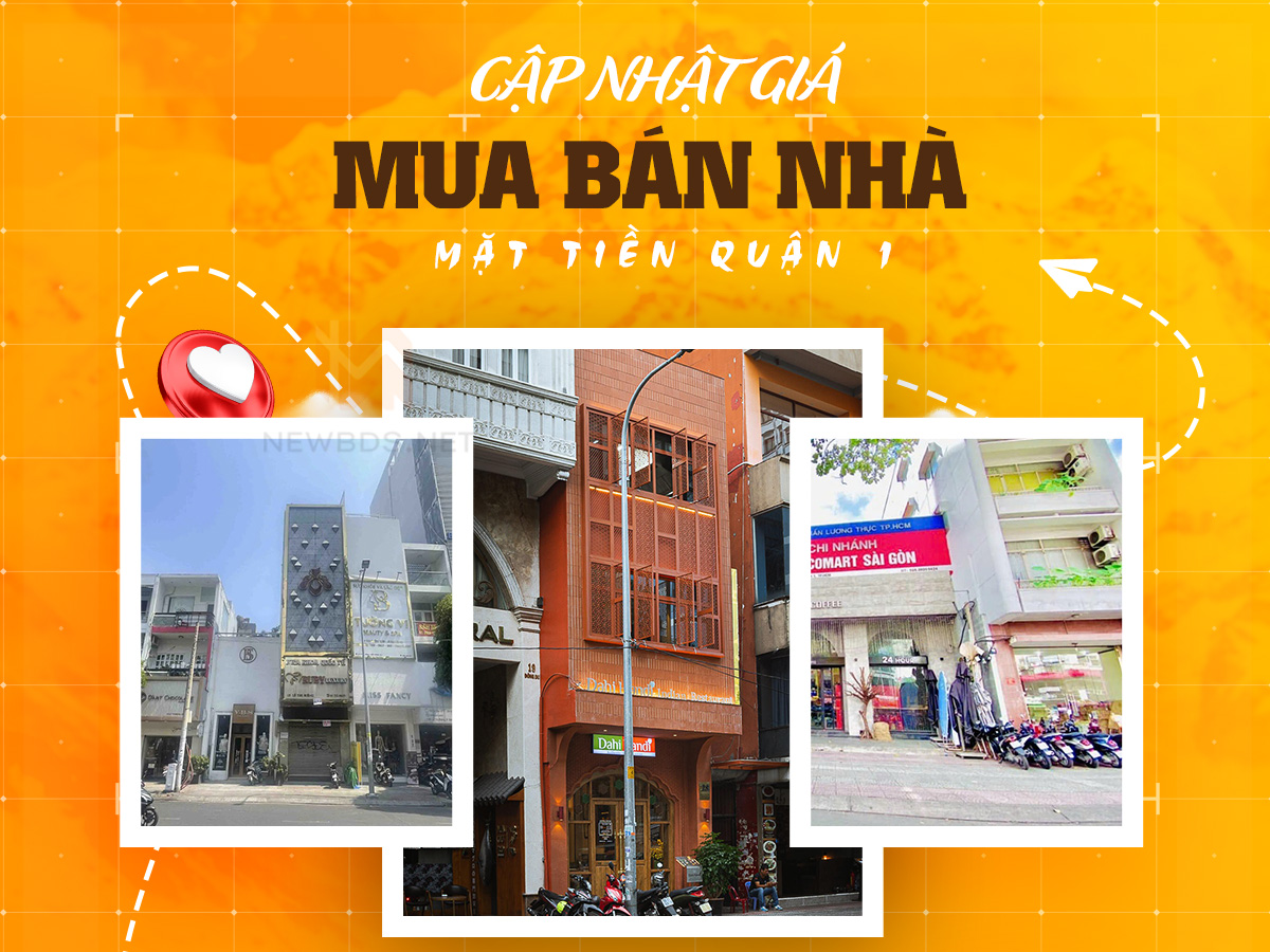 Cập nhật giá mua bán nhà mặt tiền quận 1 năm 2026